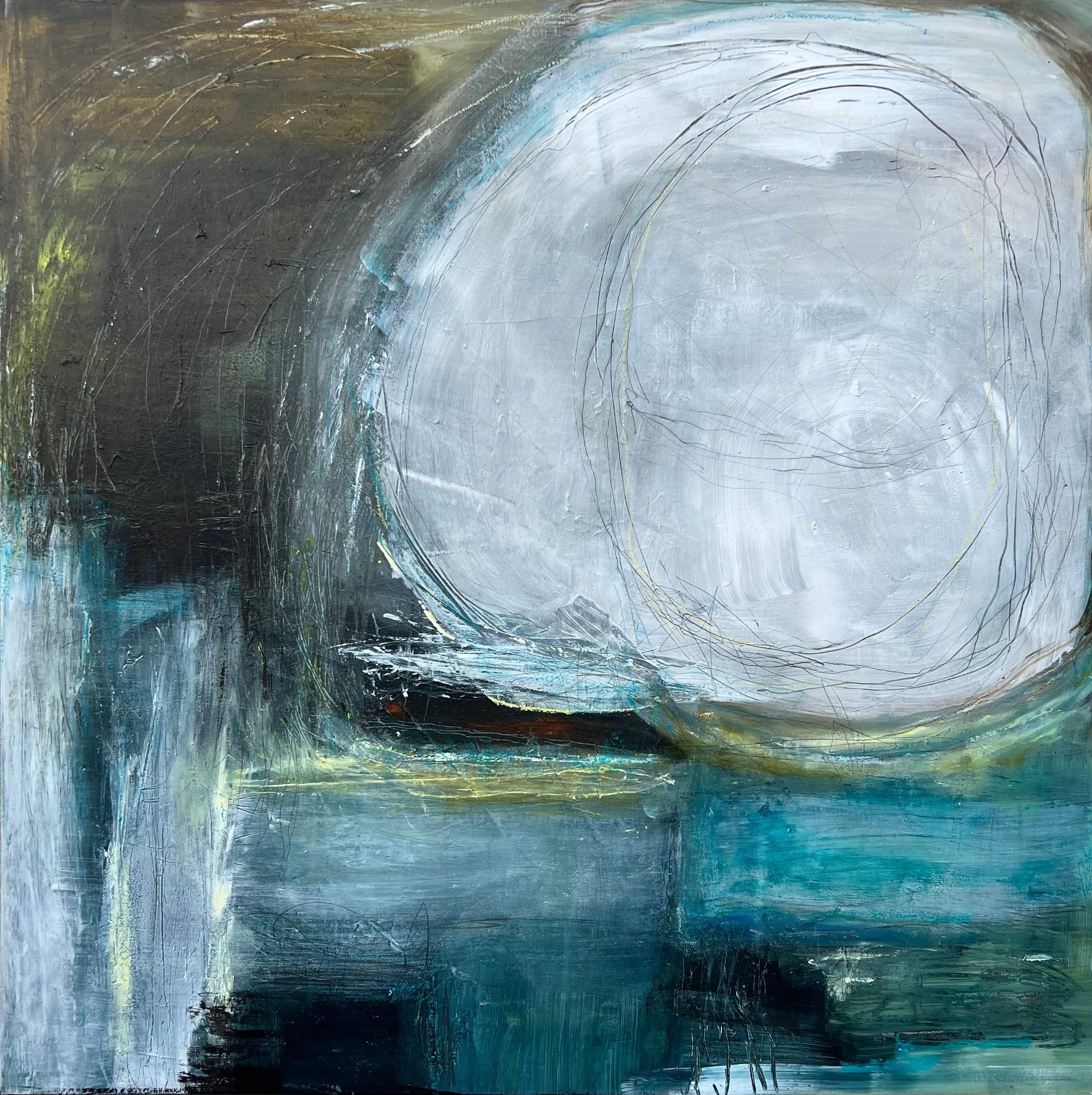Maleri 80x80 cm