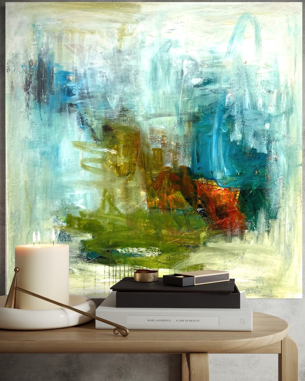 Maleri 80x80 cm