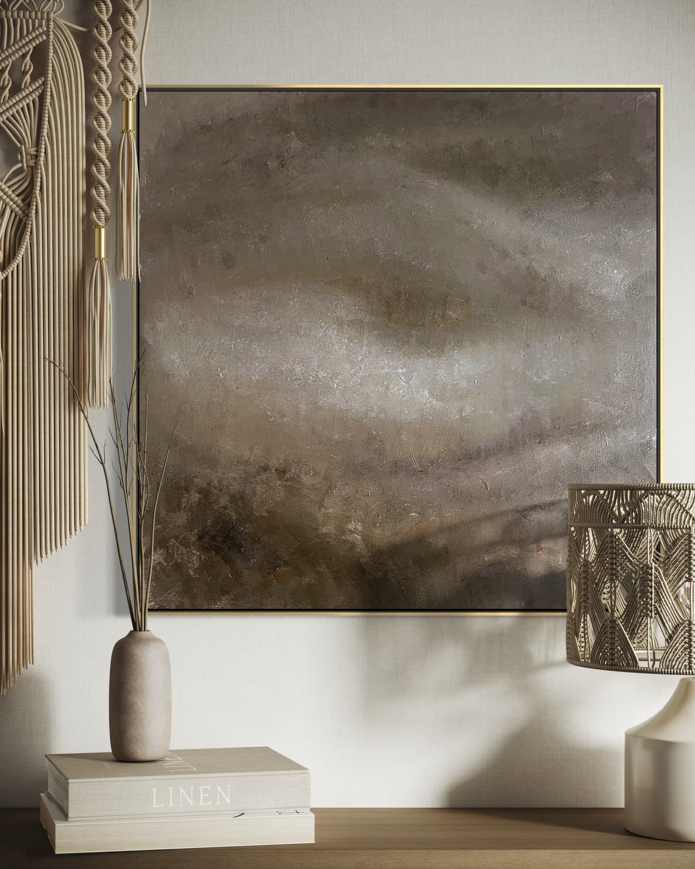 Maleri 80x80 cm
