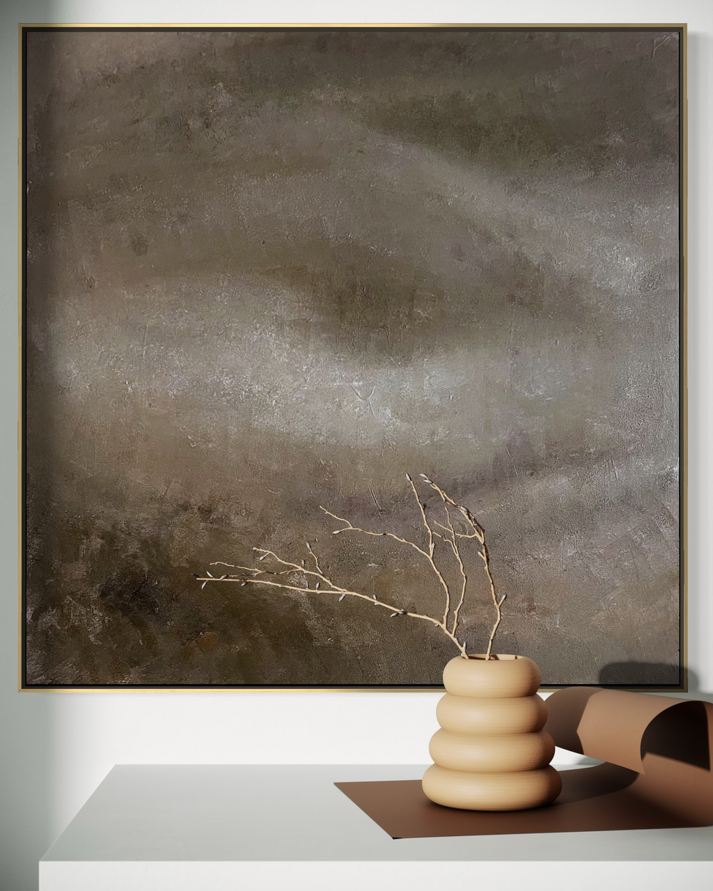 Maleri 80x80 cm